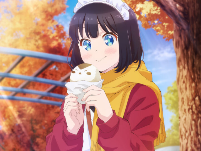 Anime 『Maid-san wa Taberu Dake』 Estreia em Abril de 2026; Nova Arte de Inverno é Revelada