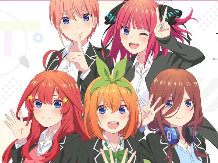 Gotoubun no Hanayome anuncia novo projeto de anime com adaptação da novel ‘Shunka Shuutou’ e um novo OVA